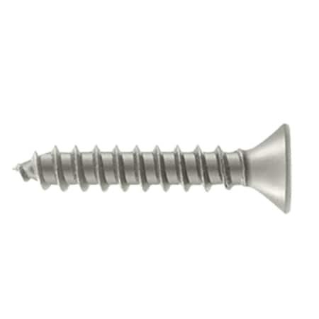 Dendesigns 1.25 in. Wood Screw No. 12, Satin Nickel - Steel DE2667226